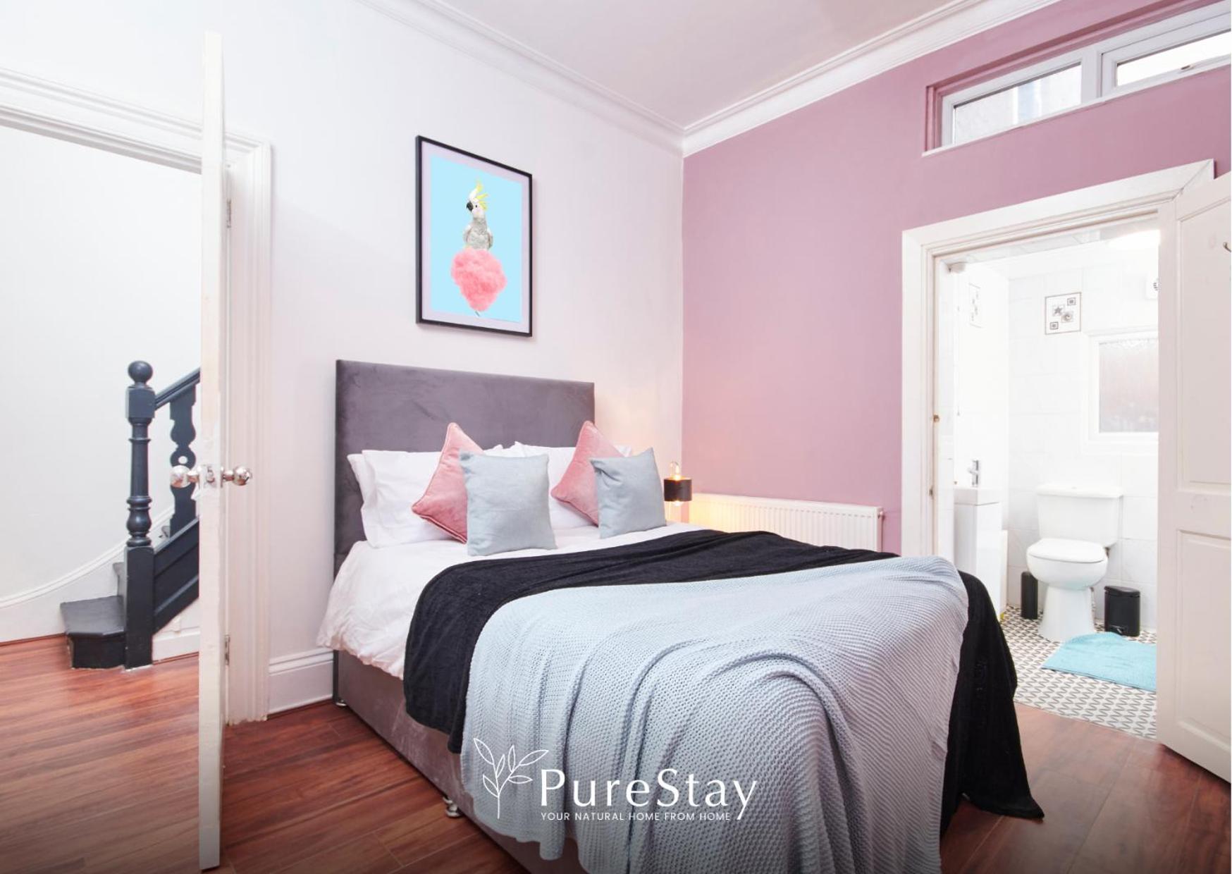 5 Bed House In Leamington Spa Perfect For Contractors With 7 Beds By Purestay - 14 Night Min! Eksteriør bilde
